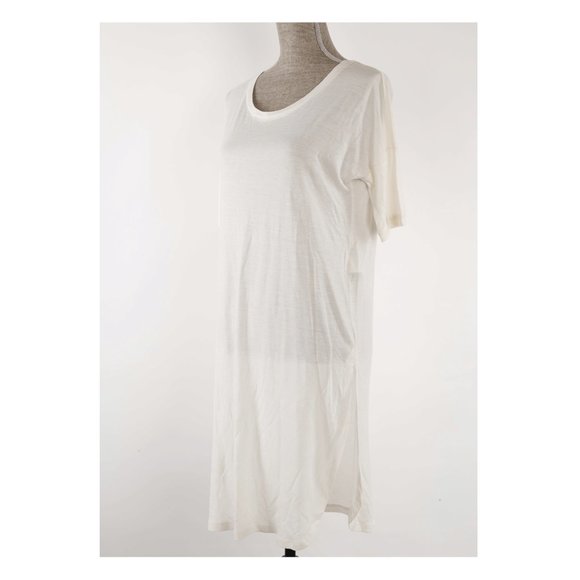 Vero Moda Long Offwhite T-shirt - Picture 2 of 5